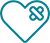 Heart with bandaid icon